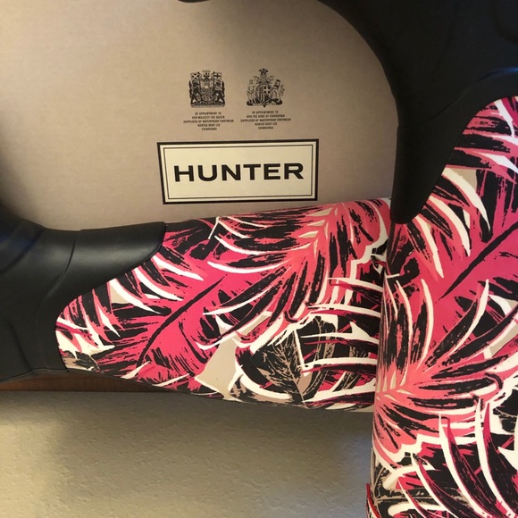 Hunter Boot Original Tall Jungle-Print Boots - Picture 4 of 6